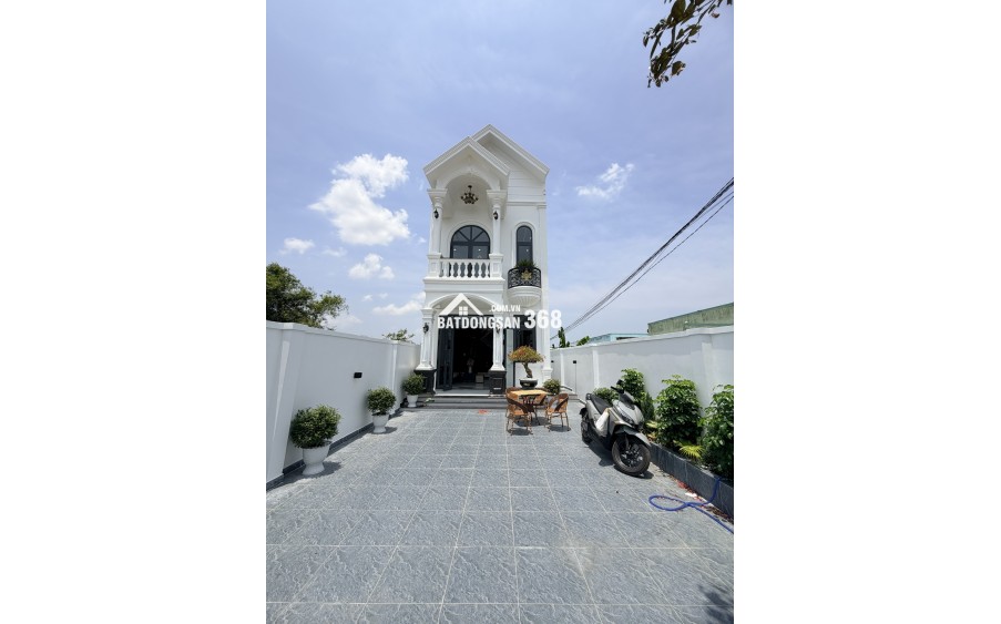 Villa vườn hiếm 6x33m ngay chợ Long Thượng – sân cực rộng, nhìn là mê. Giá full 4Ty250. SHR Hoàn Công
